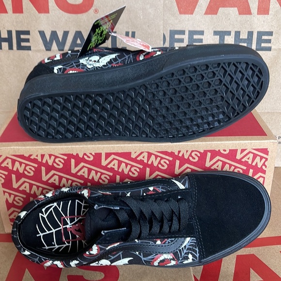 Vans Old Glow Frights Black/Black Men’s - Picture 5 of 16